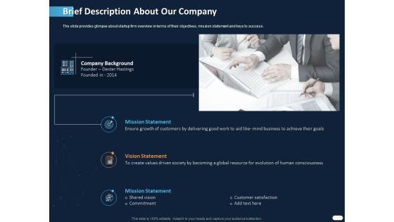 ITIL Strategy Service Excellence Brief Description About Our Company Ppt PowerPoint Presentation File Graphics Design PDF ITIL Strategy Service Excellence Brief Description About Our Company Ppt PowerPoint Presentation File Graphics Design PDF