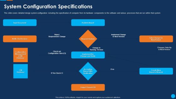 IT Application Development Project Plan System Configuration Specifications Brochure PDF IT Application Development Project Plan System Configuration Specifications Brochure PDF
