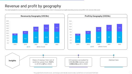 IT Application Services Company Outline Revenue And Profit By Geography Rules PDF