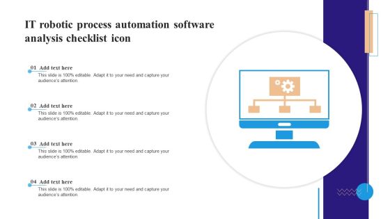 IT Robotic Process Automation Software Analysis Checklist Icon Themes PDF IT Robotic Process Automation Software Analysis Checklist Icon Themes PDF
