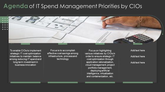 IT Spend Management Priorities By Cios Agenda Of IT Spend Management Priorities By Cios Infographics PDF IT Spend Management Priorities By Cios Agenda Of IT Spend Management Priorities By Cios Infographics PDF