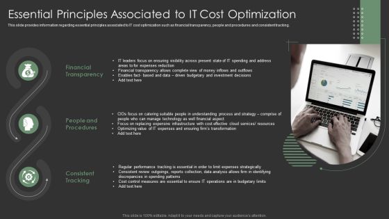 IT Spend Management Priorities By Cios Essential Principles Associated To IT Cost Optimization Sample PDF IT Spend Management Priorities By Cios Essential Principles Associated To IT Cost Optimization Sample PDF
