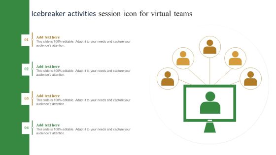 Icebreaker Activities Session Icon For Virtual Teams Graphics PDF Icebreaker Activities Session Icon For Virtual Teams Graphics PDF
