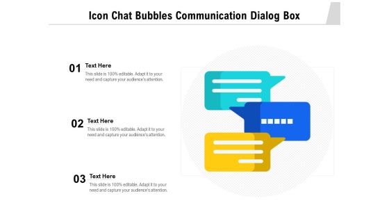Icon Chat Bubbles Communication Dialog Box Ppt PowerPoint Presentation File Model PDF Icon Chat Bubbles Communication Dialog Box Ppt PowerPoint Presentation File Model PDF