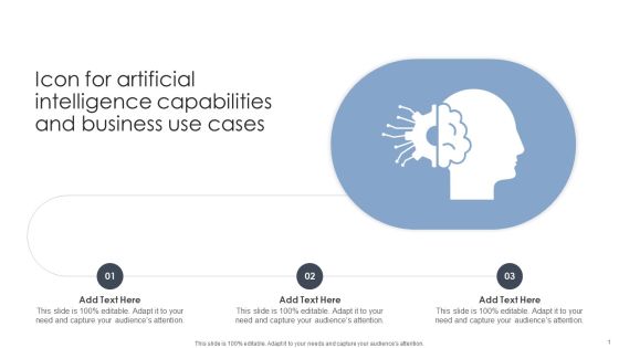 Icon For Artificial Intelligence Capabilities And Business Use Cases Mockup PDF Icon For Artificial Intelligence Capabilities And Business Use Cases Mockup PDF