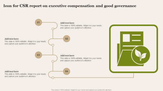 Icon For CSR Report On Executive Compensation And Good Governance Information PDF