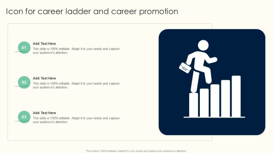 Icon For Career Ladder And Career Promotion Pictures PDF