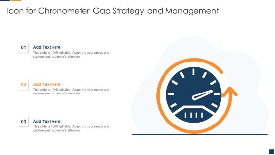 Icon For Chronometer Gap Strategy And Management Summary PDF