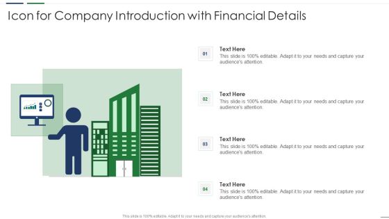 Icon For Company Introduction With Financial Details Guidelines PDF Icon For Company Introduction With Financial Details Guidelines PDF