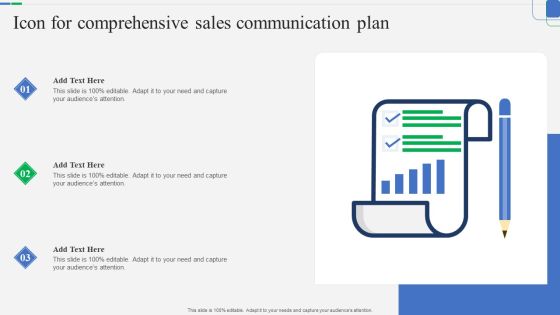 Icon For Comprehensive Sales Communication Plan Diagrams PDF Icon For Comprehensive Sales Communication Plan Diagrams PDF