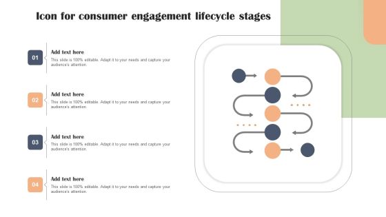 Icon For Consumer Engagement Lifecycle Stages Topics PDF Icon For Consumer Engagement Lifecycle Stages Topics PDF