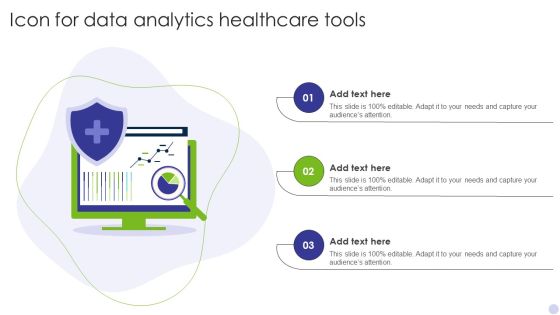 Icon For Data Analytics Healthcare Tools Portrait PDF Icon For Data Analytics Healthcare Tools Portrait PDF