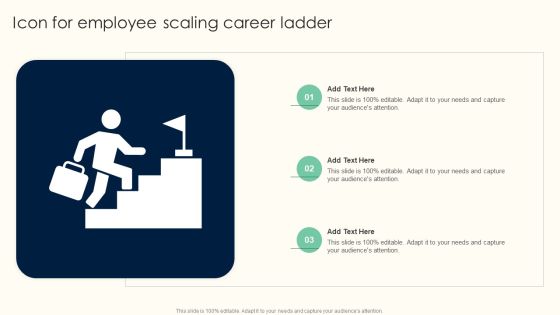 Icon For Employee Scaling Career Ladder Clipart PDF