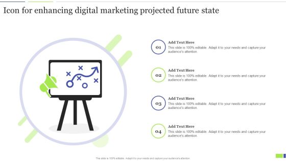 Icon For Enhancing Digital Marketing Projected Future State Brochure PDF Icon For Enhancing Digital Marketing Projected Future State Brochure PDF