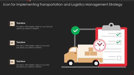 Icon For Implementing Transportation And Logistics Management Strategy Rules PDF Icon For Implementing Transportation And Logistics Management Strategy Rules PDF