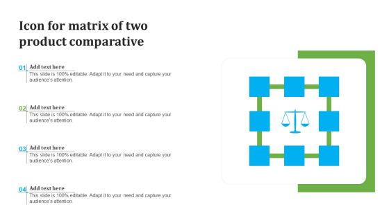Icon For Matrix Of Two Product Comparative Summary PDF Icon For Matrix Of Two Product Comparative Summary PDF