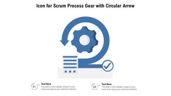 Icon For Scrum Process Gear With Circular Arrow Ppt PowerPoint Presentation Graphics PDF Icon For Scrum Process Gear With Circular Arrow Ppt PowerPoint Presentation Graphics PDF