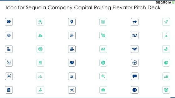 Icon For Sequoia Company Capital Raising Elevator Pitch Deck Summary PDF Icon For Sequoia Company Capital Raising Elevator Pitch Deck Summary PDF