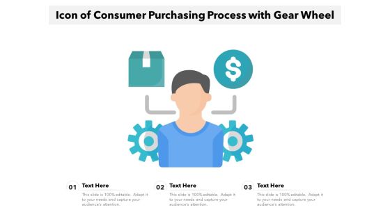 Icon Of Consumer Purchasing Process With Gear Wheel Ppt PowerPoint Presentation File Graphics Design PDF Icon Of Consumer Purchasing Process With Gear Wheel Ppt PowerPoint Presentation File Graphics Design PDF