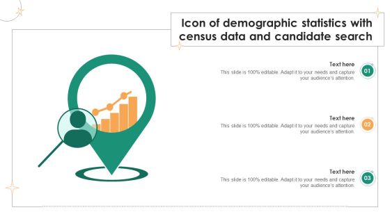 Icon Of Demographic Statistics With Census Data And Candidate Search Background PDF Icon Of Demographic Statistics With Census Data And Candidate Search Background PDF