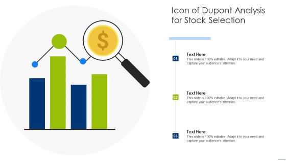 Icon Of Dupont Analysis For Stock Selection Mockup PDF Icon Of Dupont Analysis For Stock Selection Mockup PDF