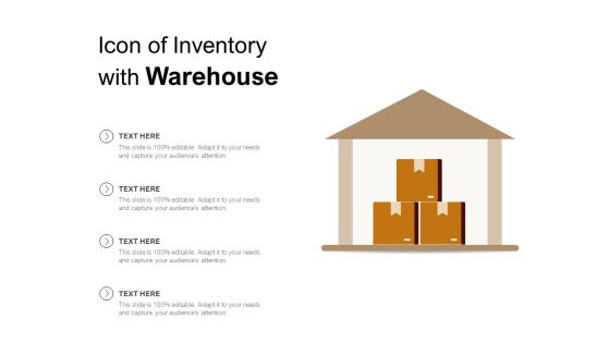 Icon Of Inventory With Warehouse Ppt PowerPoint Presentation Model Guide Icon Of Inventory With Warehouse Ppt PowerPoint Presentation Model Guide