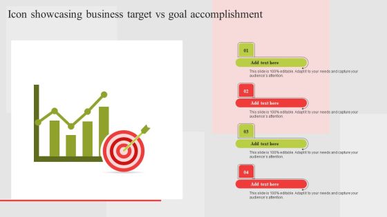 Icon Showcasing Business Target Vs Goal Accomplishment Rules PDF Icon Showcasing Business Target Vs Goal Accomplishment Rules PDF