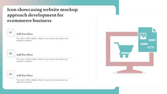 Icon Showcasing Website Mockup Approach Development For Ecommerce Business Formats PDF Icon Showcasing Website Mockup Approach Development For Ecommerce Business Formats PDF
