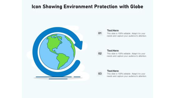 Icon Showing Environment Protection With Globe Ppt PowerPoint Presentation Portfolio Examples PDF Icon Showing Environment Protection With Globe Ppt PowerPoint Presentation Portfolio Examples PDF