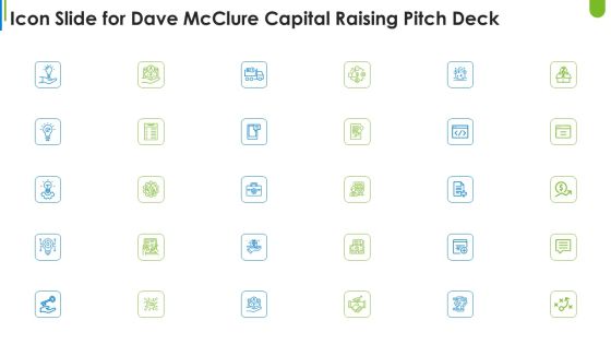 Icon Slide For Dave Mcclure Capital Raising Pitch Deck Diagrams PDF