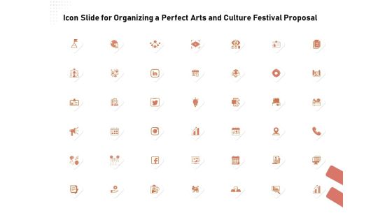 Icon Slide For Organizing A Perfect Arts And Culture Festival Proposal Ppt Layouts Ideas PDF Icon Slide For Organizing A Perfect Arts And Culture Festival Proposal Ppt Layouts Ideas PDF