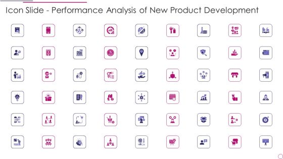 Icon Slide Performance Analysis Of New Product Development Microsoft PDF Icon Slide Performance Analysis Of New Product Development Microsoft PDF