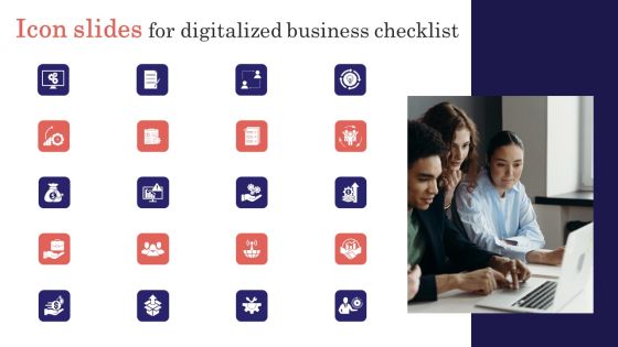 Icon Slides For Digitalized Business Checklist Demonstration PDF Icon Slides For Digitalized Business Checklist Demonstration PDF