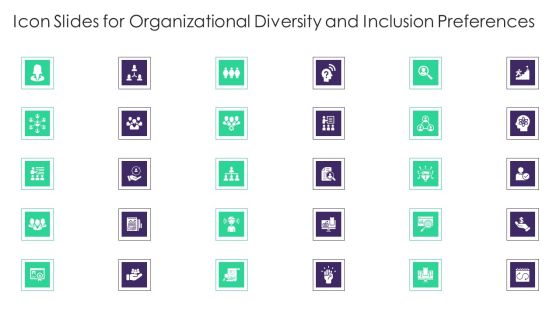 Icon Slides For Organizational Diversity And Inclusion Preferences Rules PDF Icon Slides For Organizational Diversity And Inclusion Preferences Rules PDF