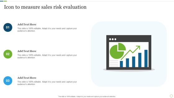 Icon To Measure Sales Risk Evaluation Professional PDF Icon To Measure Sales Risk Evaluation Professional PDF