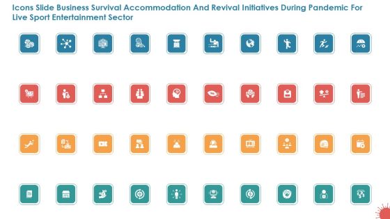 Icons Slide Business Survival Accommodation Elements PDF Icons Slide Business Survival Accommodation Elements PDF