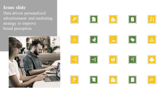 Icons Slide Data Driven Personalized Advertisement Marketing Strategy Improve Brand Perception Introduction PDF Icons Slide Data Driven Personalized Advertisement Marketing Strategy Improve Brand Perception Introduction PDF