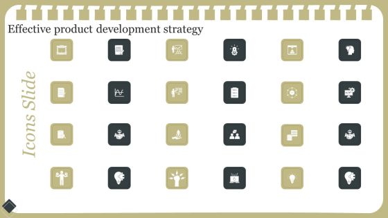 Icons Slide Effective Product Development Strategy Introduction PDF Icons Slide Effective Product Development Strategy Introduction PDF