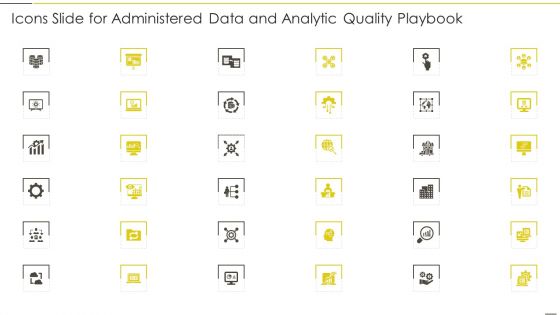 Icons Slide For Administered Data And Analytic Quality Playbook Microsoft PDF Icons Slide For Administered Data And Analytic Quality Playbook Microsoft PDF