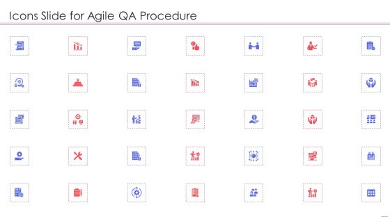 Icons Slide For Agile Qa Procedure Sample PDF Icons Slide For Agile Qa Procedure Sample PDF