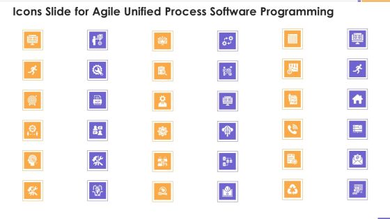 Icons Slide For Agile Unified Process Software Programming Rules PDF Icons Slide For Agile Unified Process Software Programming Rules PDF