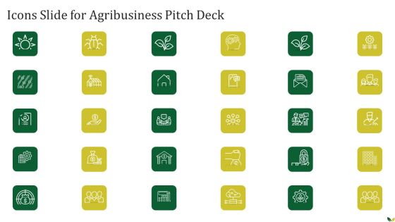 Icons Slide For Agribusiness Pitch Deck Ppt PowerPoint Presentation Gallery Good PDF Icons Slide For Agribusiness Pitch Deck Ppt PowerPoint Presentation Gallery Good PDF
