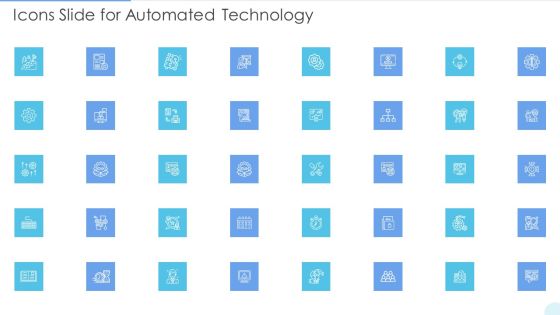 Icons Slide For Automated Technology Introduction PDF Icons Slide For Automated Technology Introduction PDF
