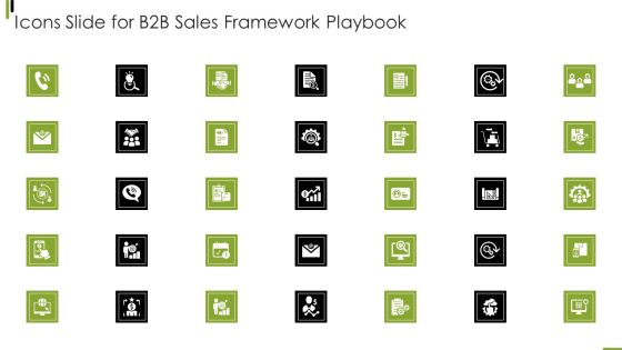 Icons Slide For B2B Sales Framework Playbook Graphics PDF Icons Slide For B2B Sales Framework Playbook Graphics PDF