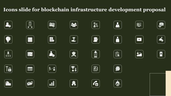 Icons Slide For Blockchain Infrastructure Development Proposal Microsoft PDF Icons Slide For Blockchain Infrastructure Development Proposal Microsoft PDF