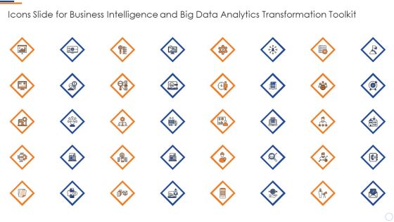 Icons Slide For Business Intelligence And Big Data Analytics Transformation Toolkit Slides PDF Icons Slide For Business Intelligence And Big Data Analytics Transformation Toolkit Slides PDF