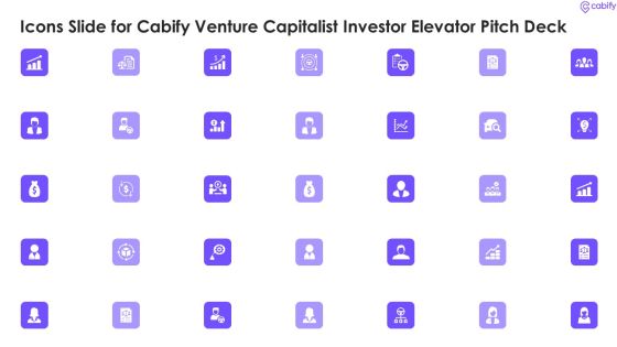 Icons Slide For Cabify Venture Capitalist Investor Elevator Pitch Deck Information PDF Icons Slide For Cabify Venture Capitalist Investor Elevator Pitch Deck Information PDF