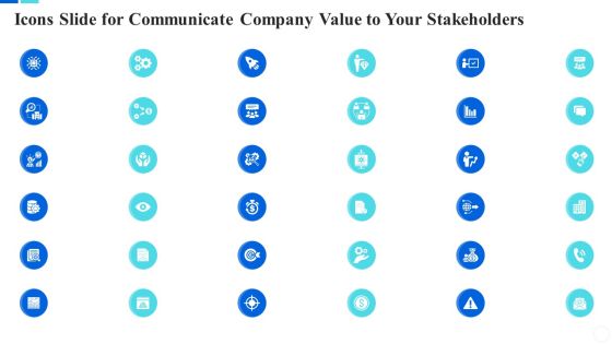 Icons Slide For Communicate Company Value To Your Stakeholders Pictures PDF Icons Slide For Communicate Company Value To Your Stakeholders Pictures PDF
