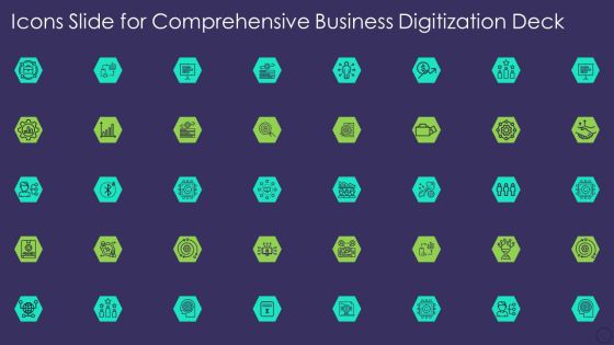 Icons Slide For Comprehensive Business Digitization Deck Sample PDF Icons Slide For Comprehensive Business Digitization Deck Sample PDF