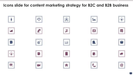 Icons Slide For Content Marketing Strategy For B2C And B2B Business Rules PDF Icons Slide For Content Marketing Strategy For B2C And B2B Business Rules PDF